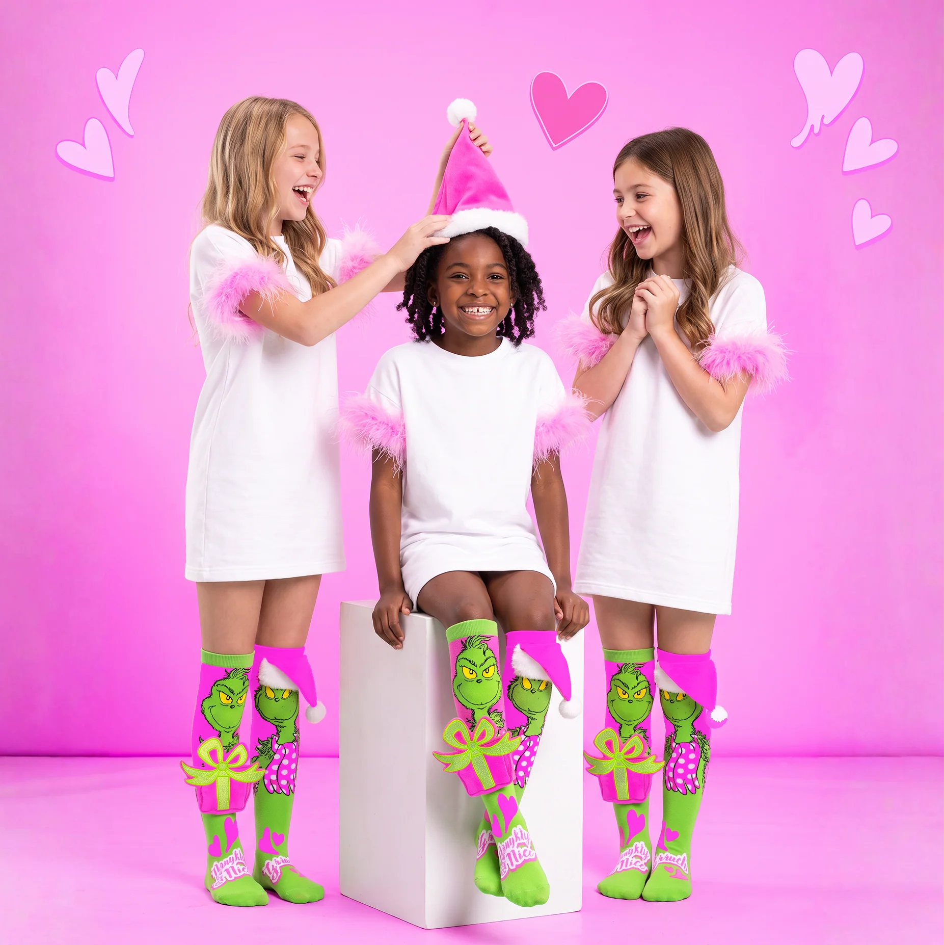 Grinchy Gift Socks | Grinch Christmas Socks