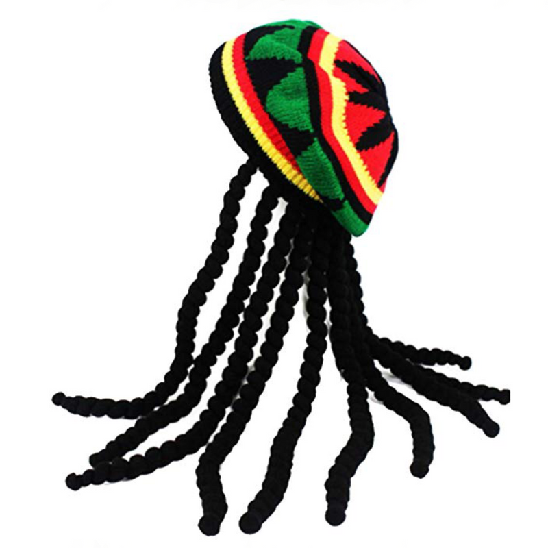 rasta dreadlock bob marley wig jamaican 