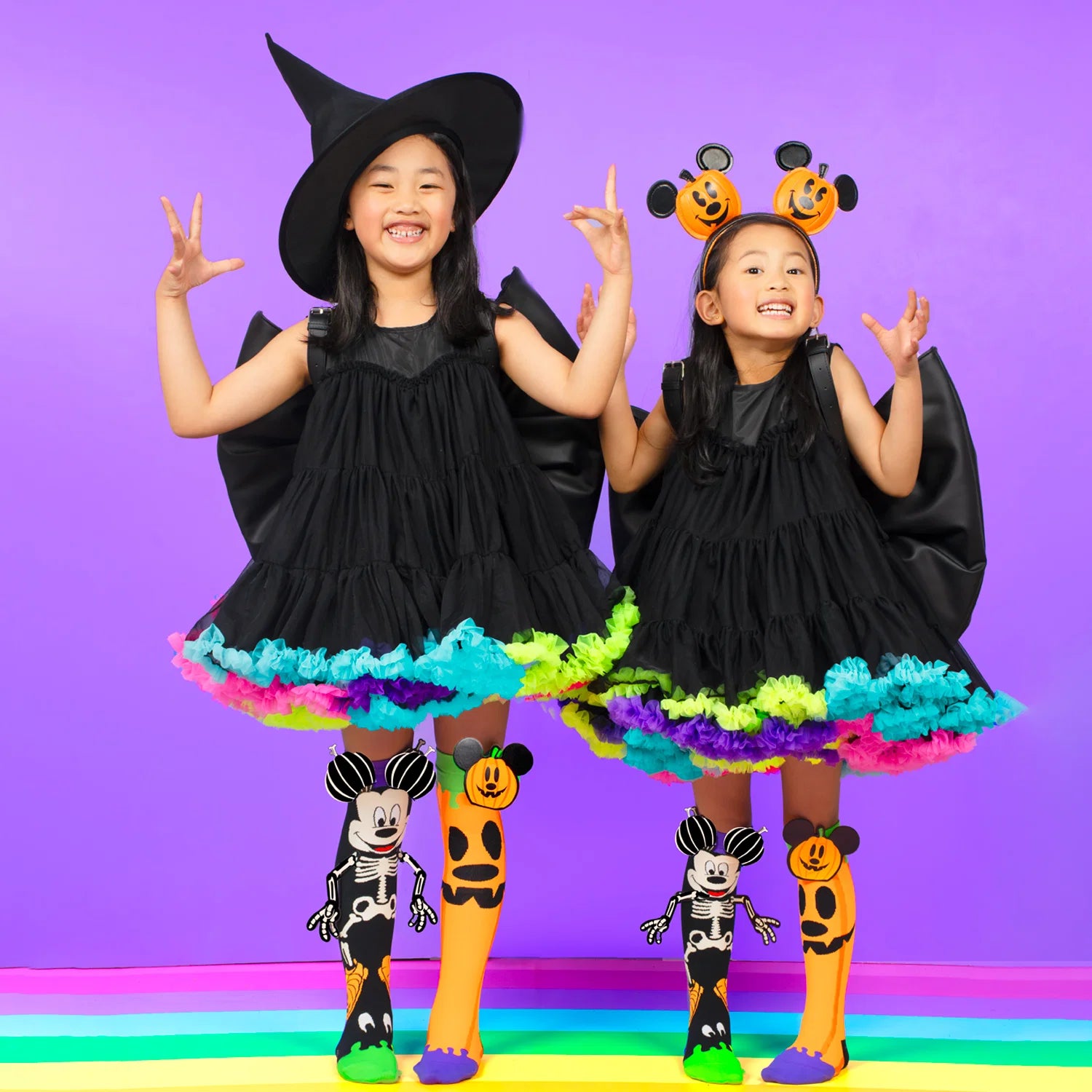 Mickey Glow in the Dark Halloween Socks