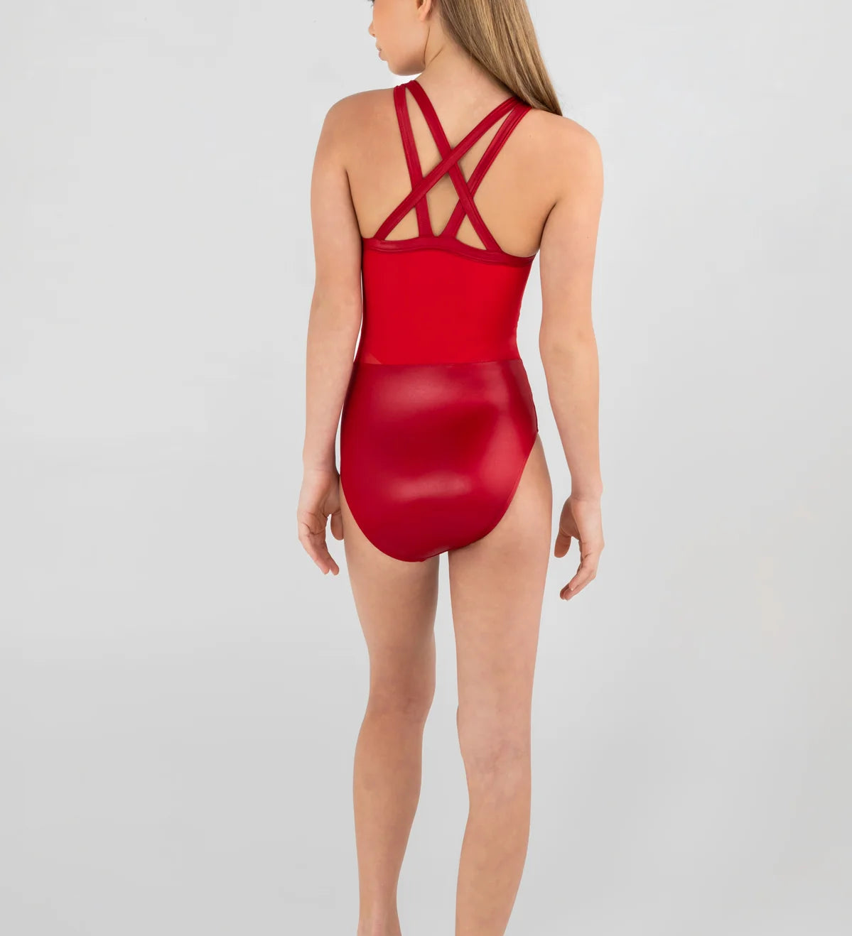 red gymnastics Heart 2 Heart Leotard Sylvia P 
