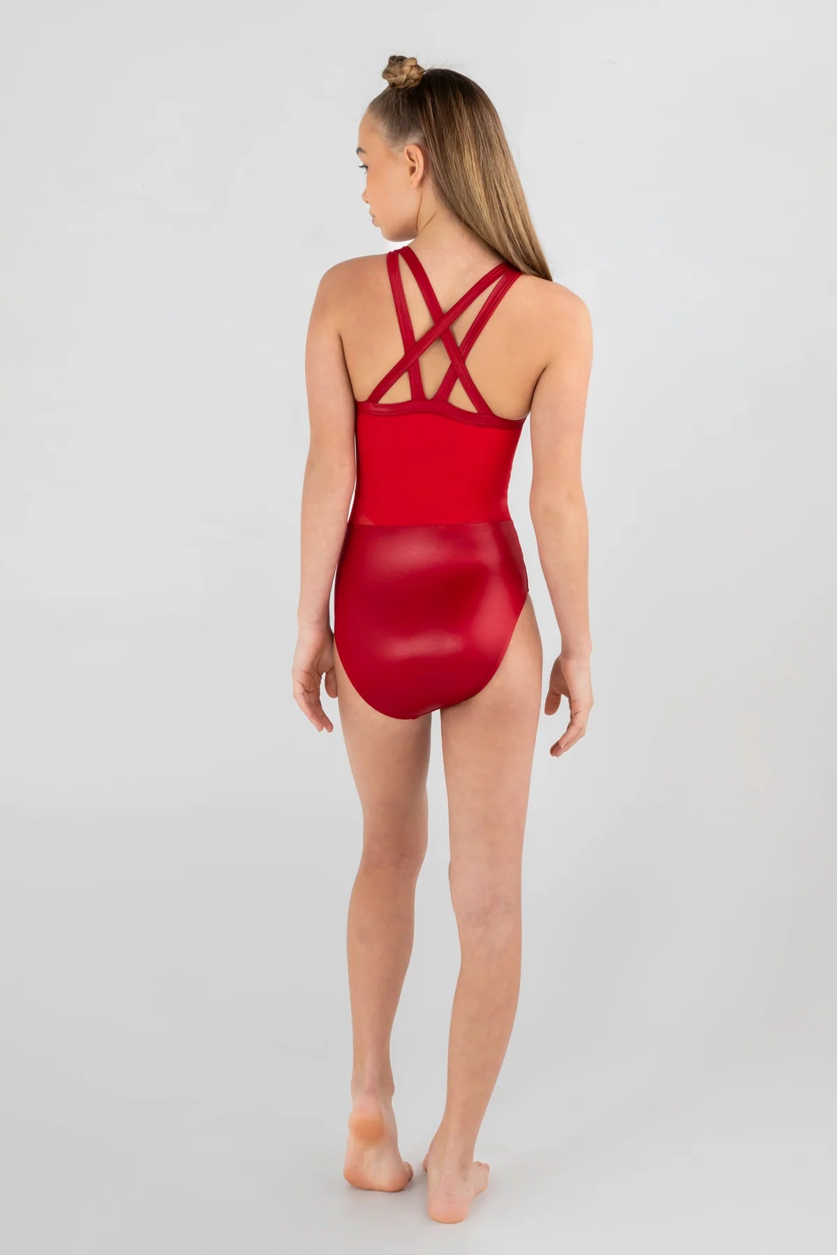 red gymnastics Heart 2 Heart Leotard Sylvia P 