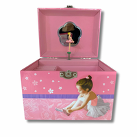 Musical Jewellery Box - Ballerina Pearl Handle