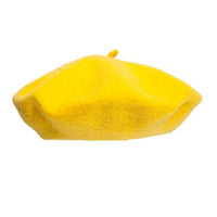 French beret yellow