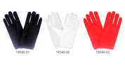 Short coloured gloves 