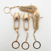 Pointe shoe keyring 