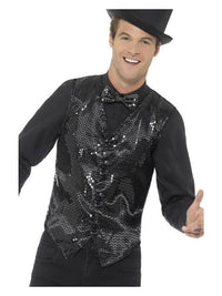 Adult Sequin Waistcoat Vest