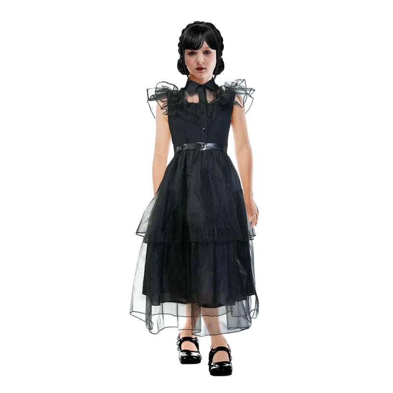 Black Prom Dress (Wednesday Addams)- Children