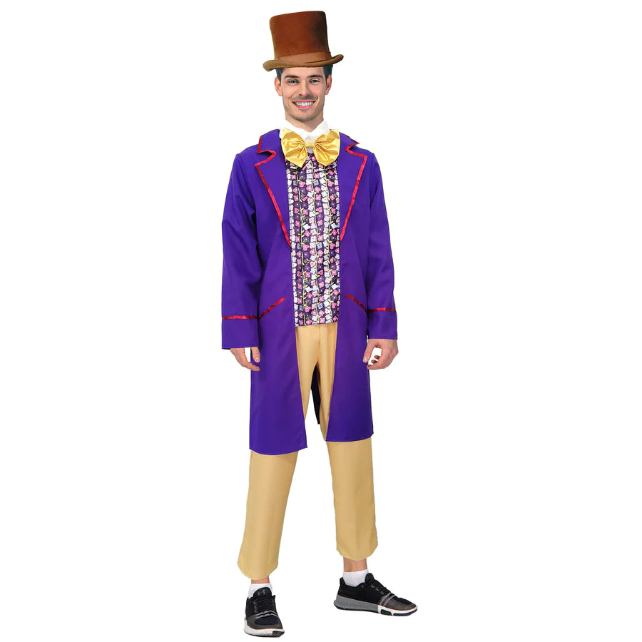 mens willy wonka costume