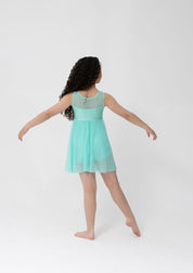 sequin lyrical dress girl dance costume