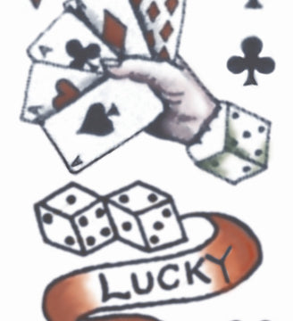 lucky dice tattoo vintage temporary tattoos