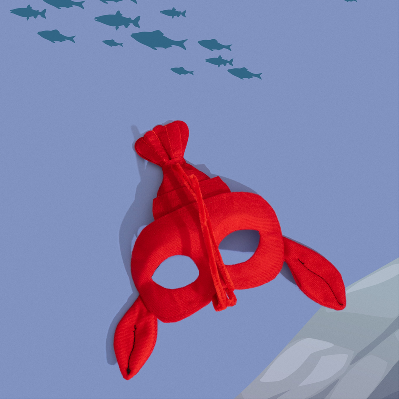 lobster mask under the sea