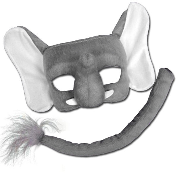 elephant animal mask and tail 