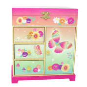 Rainbow Butterfly Large Music Box