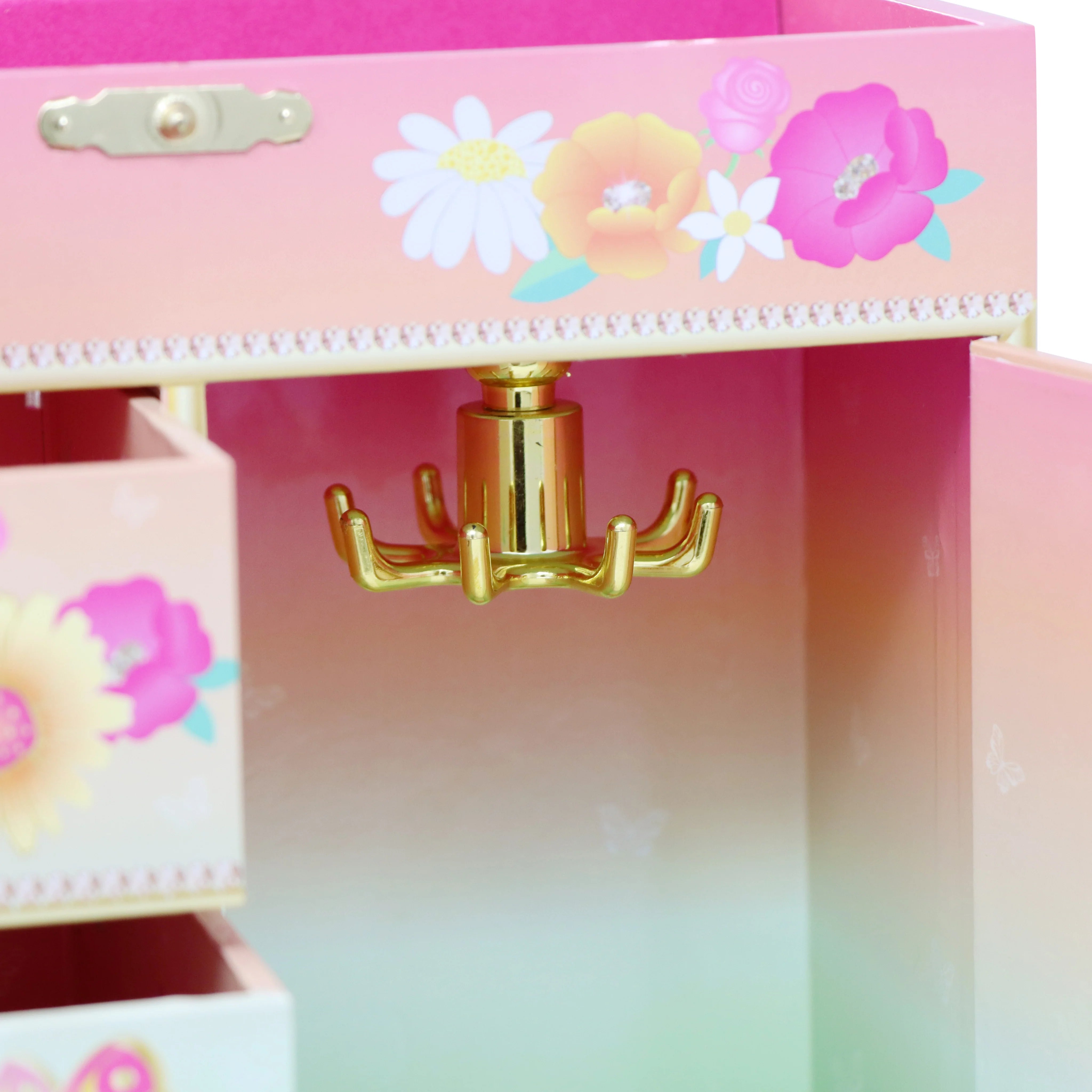Rainbow Butterfly Large Music Box