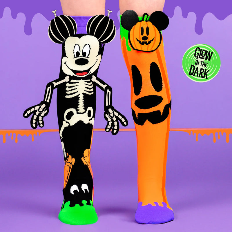 Halloween Mickey Glow in the Dark Socks