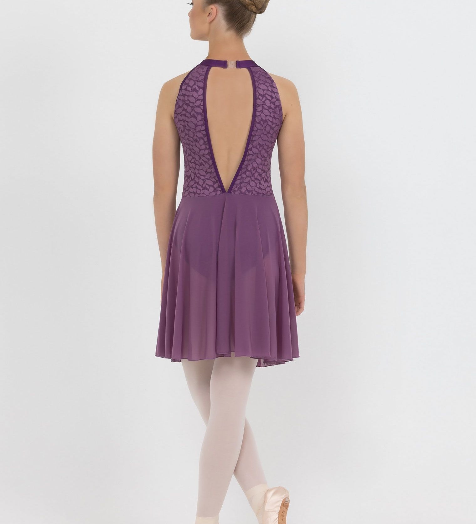 purple  lyrical dress dance costume