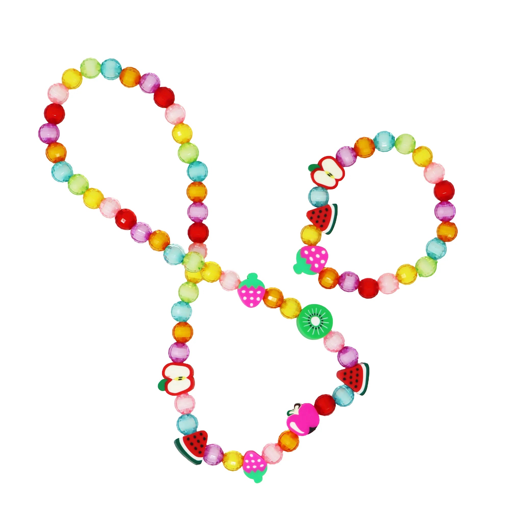 Fruit Necklace & Bracelet Set