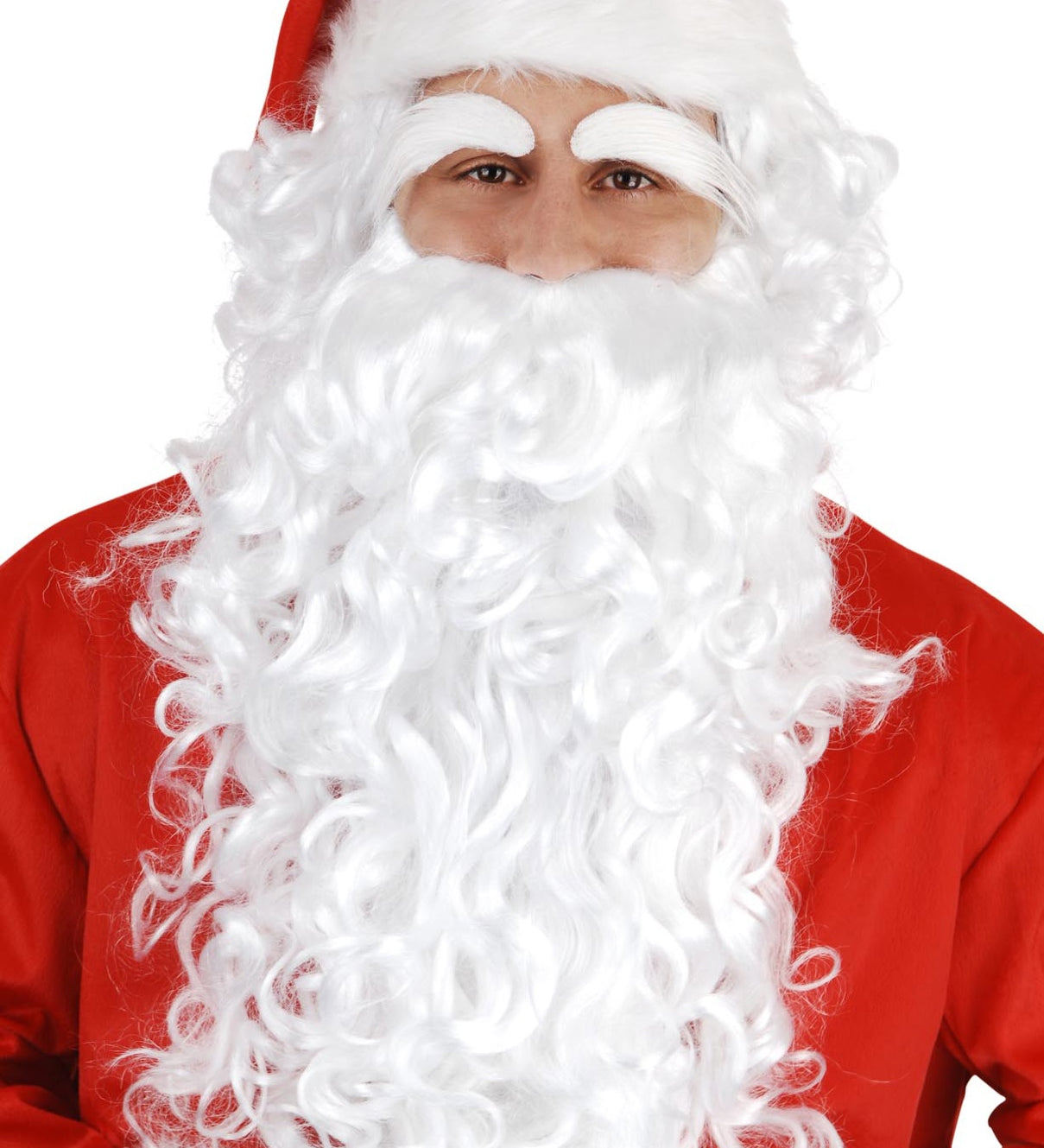 white eyebrows santa 