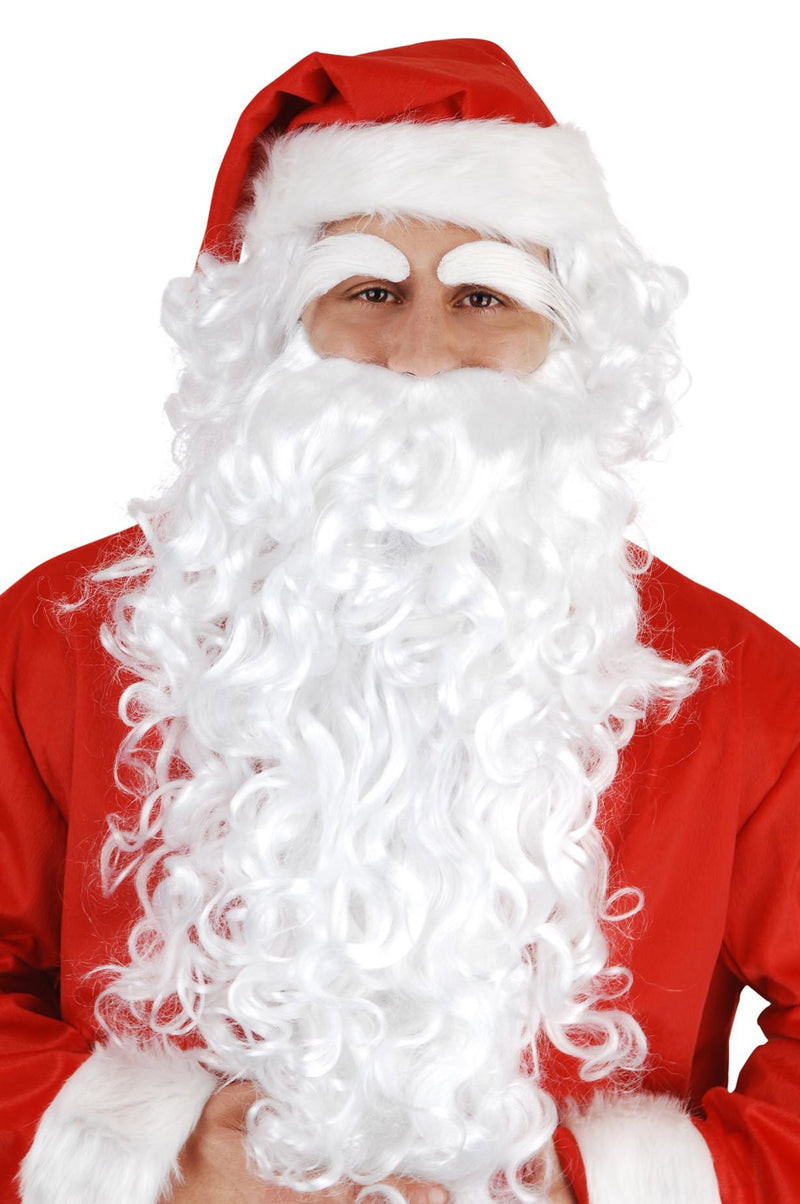 white eyebrows santa 