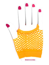 Short Fishnet Fingerless Gloves
