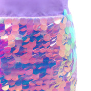 Flip Sequin Shimmering Mermaid Tail in Lilac