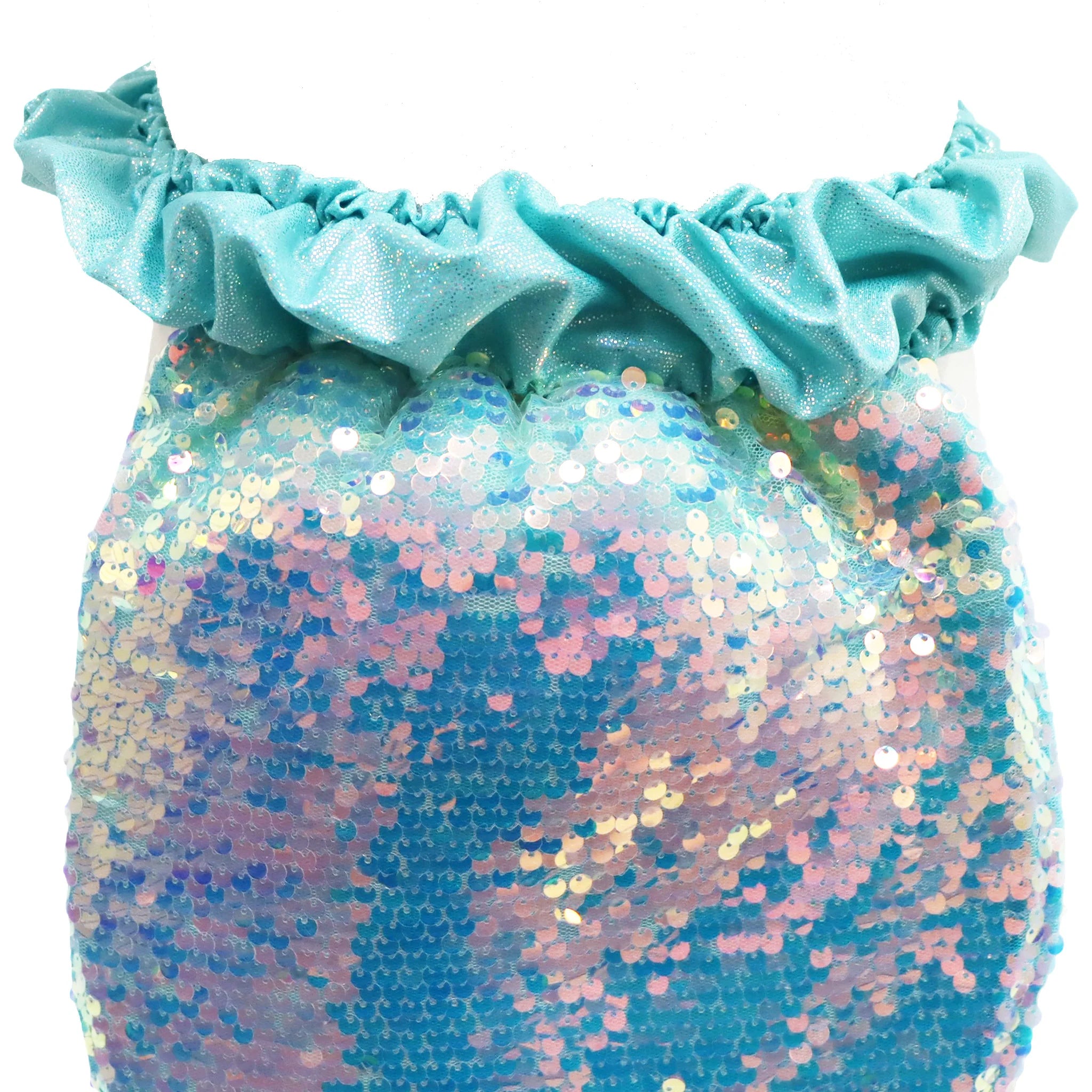 Mermaid Blue Sequin Tail with Sound