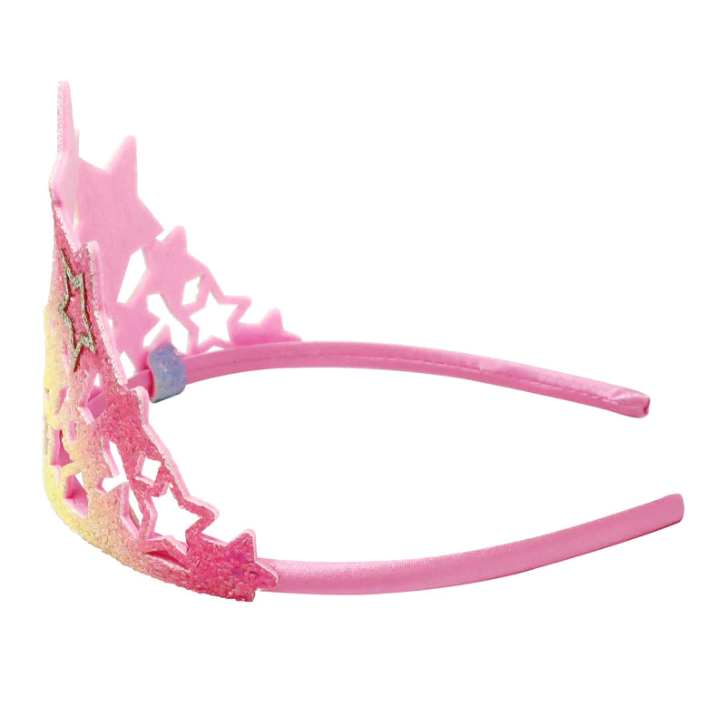 Rainbow Star Soft Glitter Crown