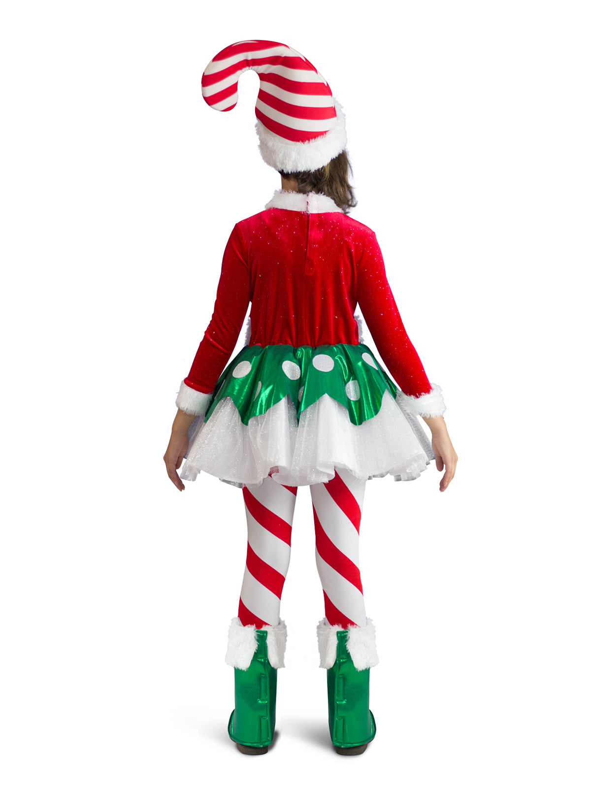 Candy Cane Elf Princess Costume