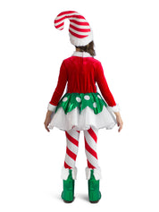 Candy Cane Elf Princess Costume