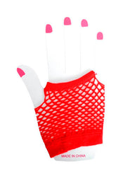 fingerless fishnet gloves 1980s 80s Madonna punk Cyndi Lauper character fancy dress up costume fun bride cancan chorus moulin rouge 