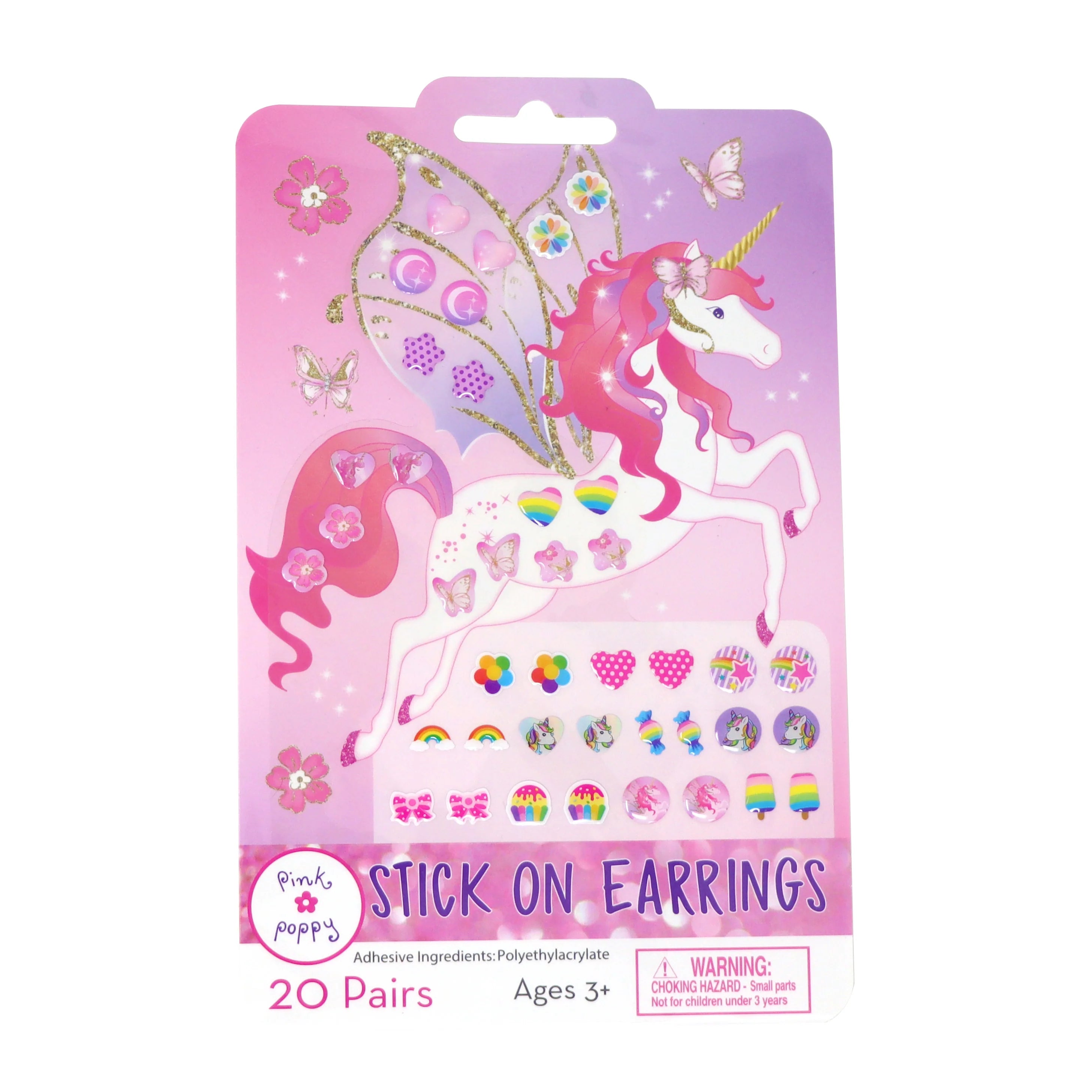 unicorn stick on earrings