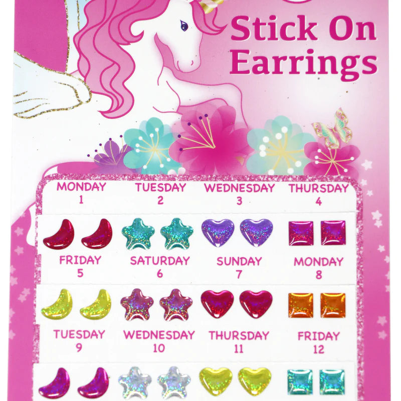 Unicorn Stick On Earrings