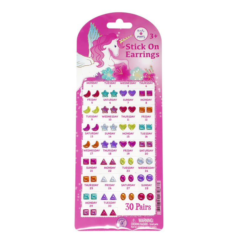 Unicorn Stick On Earrings