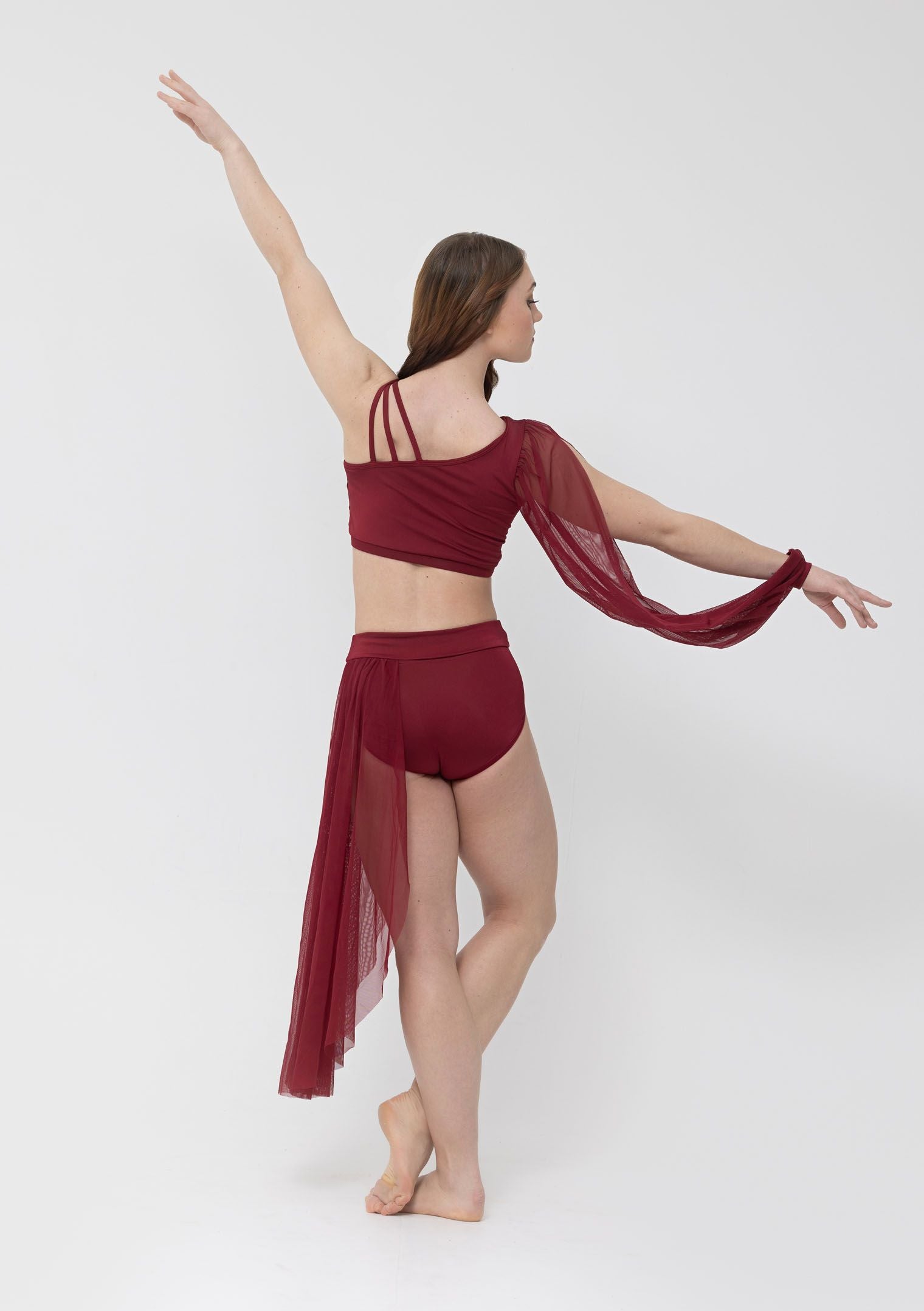 mesh lyrical costume dancewear