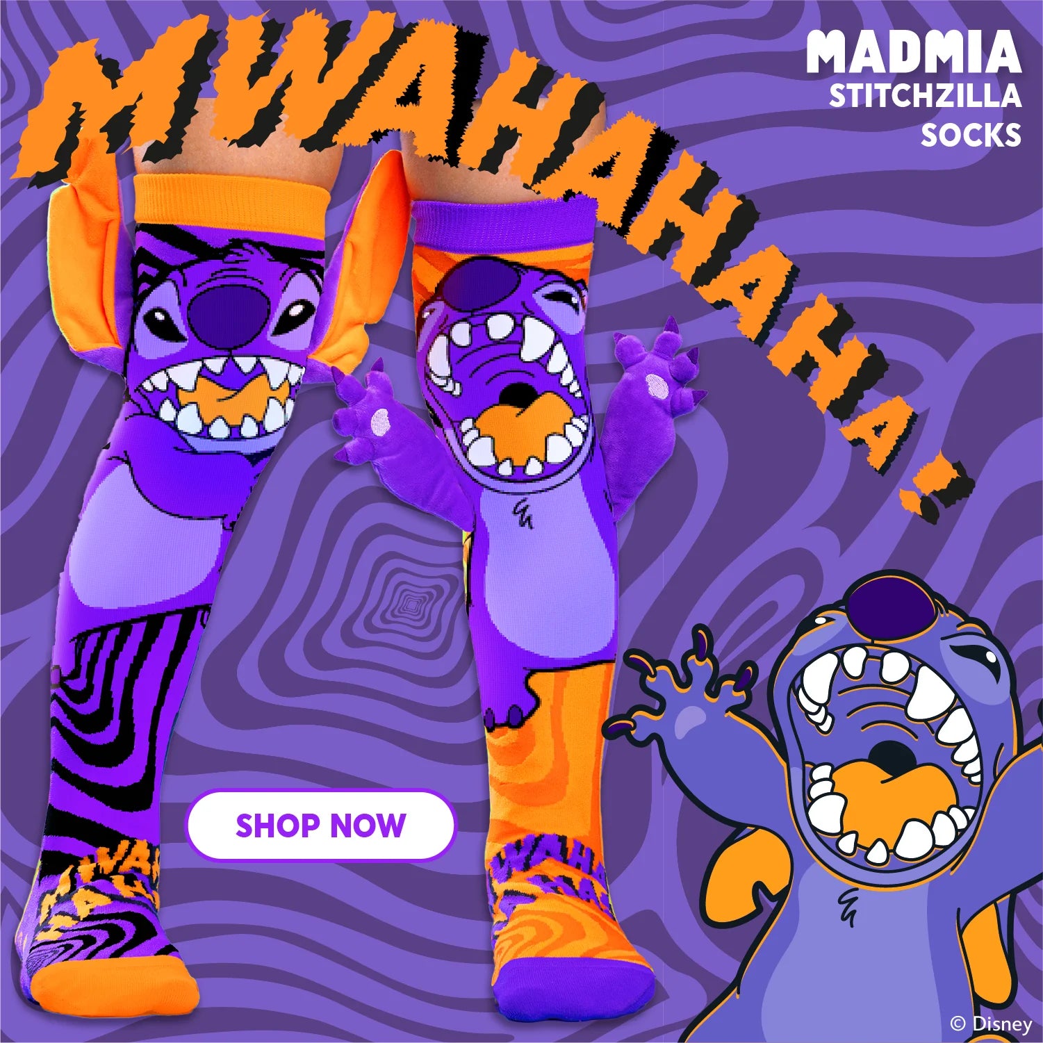 STITCHZILLA Halloween Socks