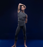 Steel Grey Tights - By Dean male dancewear