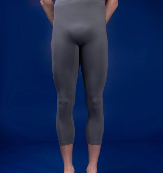 Steel Grey Tights - By Dean male dancewear