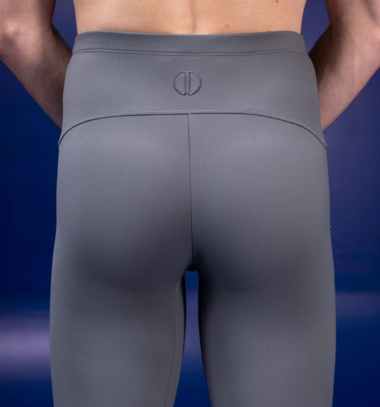 Steel Grey Tights - By Dean male dancewear