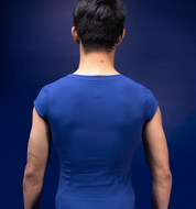 Midnight Blue Navy Tee - By Dean male dancewear