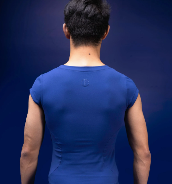Midnight Blue Navy Tee - By Dean male dancewear