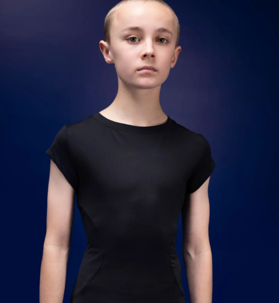 Black Tee - By Dean male dancewear boys