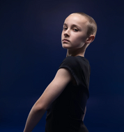 Black Tee - By Dean male dancewear boys