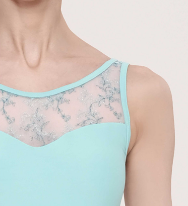 Belmine Leotard - Pacific Blue wear moi australia dancewear