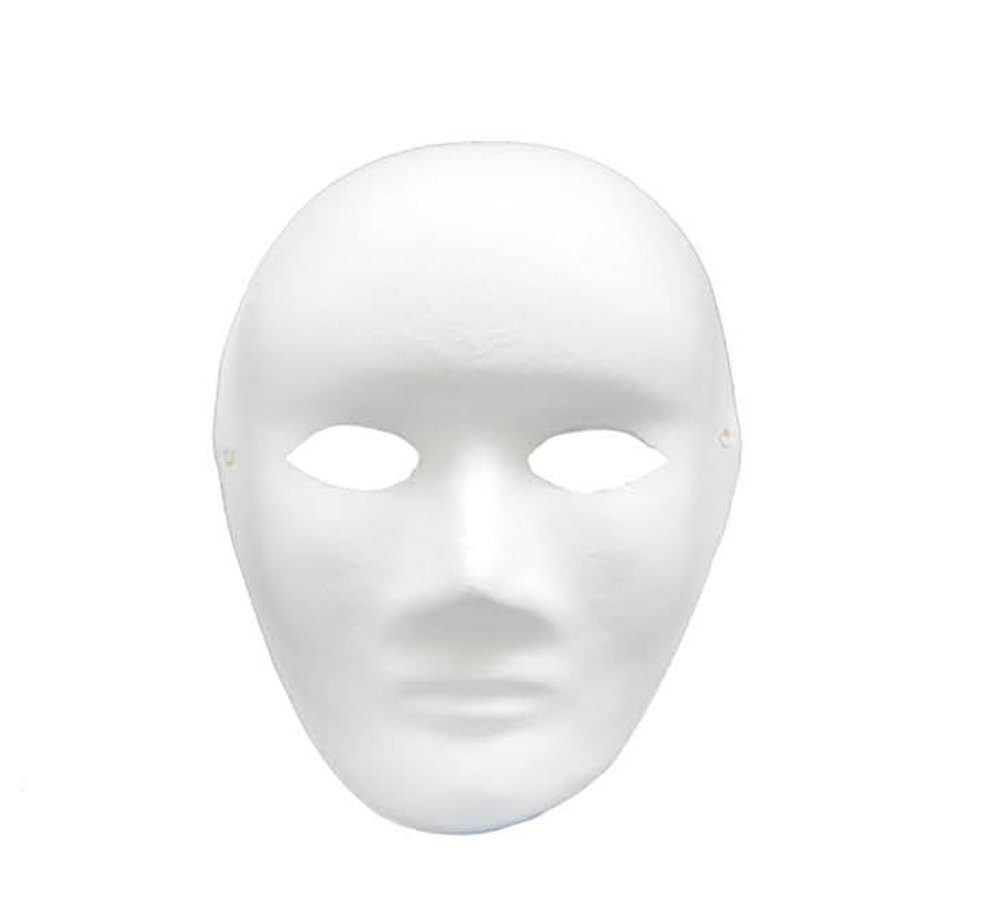 white face mask