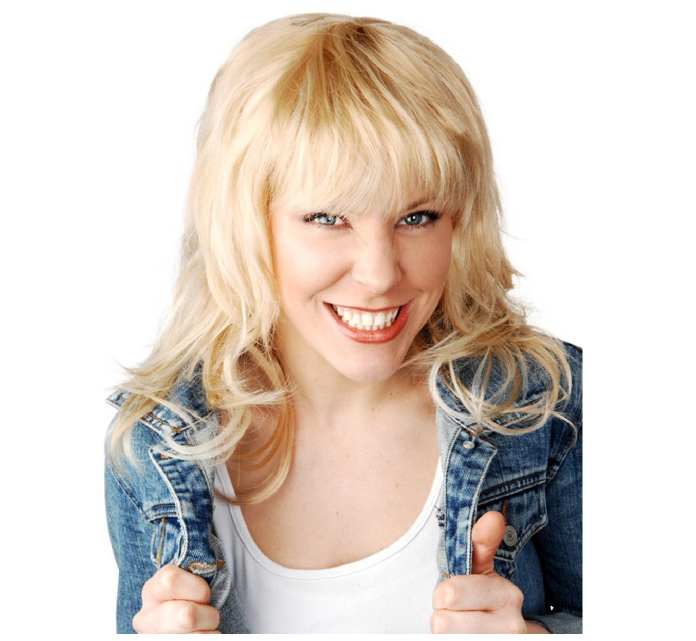 shazza wig 1970s 1980s disco farrah 