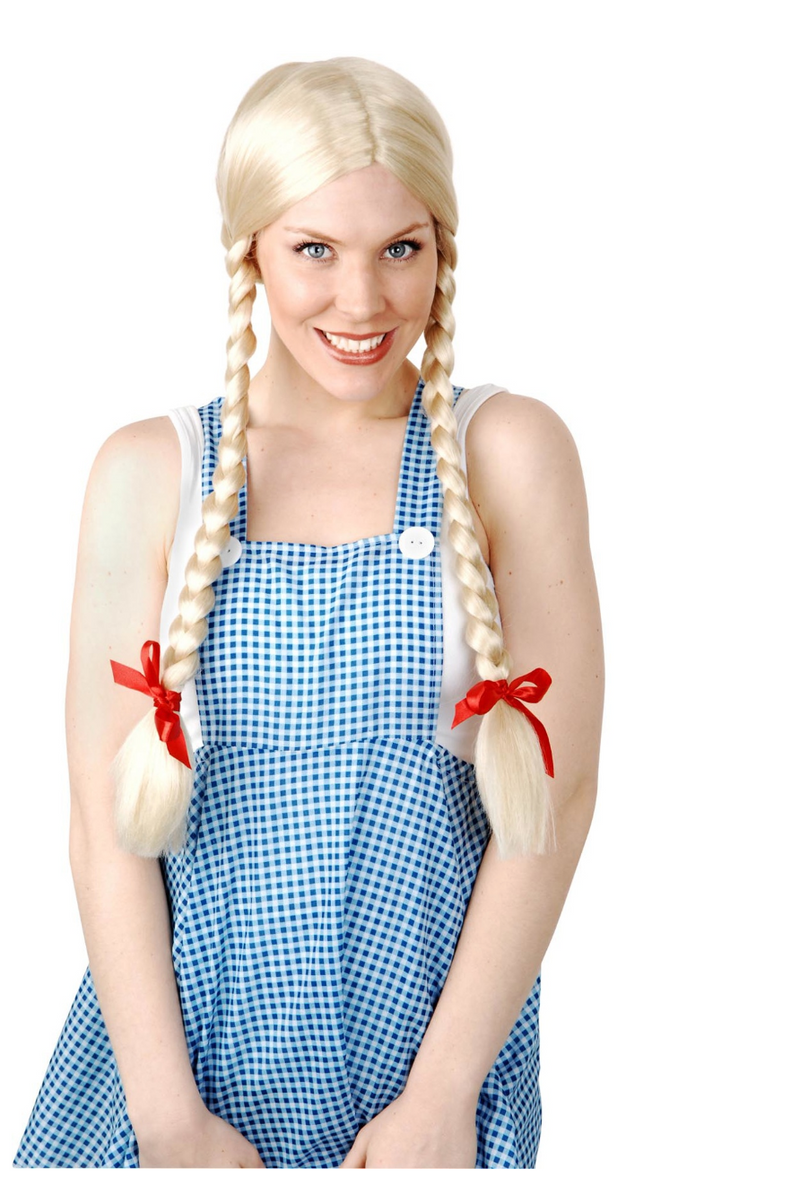 Inga Plaits Blonde Wig oktoberfest