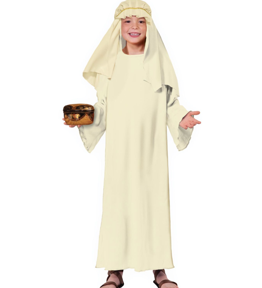 Wiseman Robe & Headpiece Ivory - Child