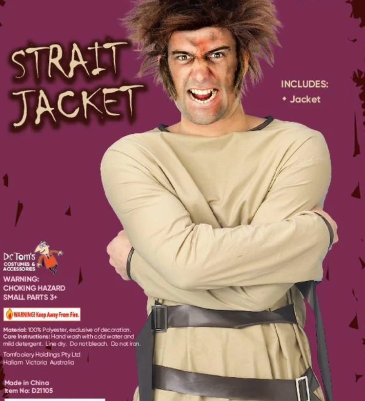 Restrained Costume Straight Jacket