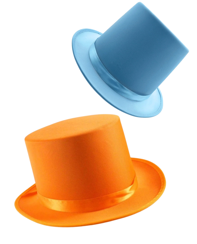 Dumb and Dumber Top Hat Duo