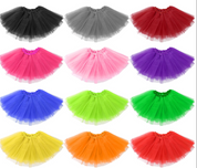 Coloured Tulle Tutu Skirts